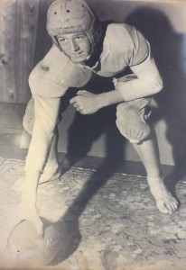 Howard Waite, Jr., high school football photograph