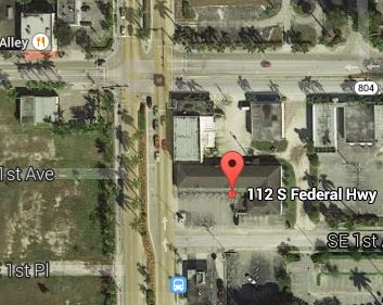 Google Map of 112 S. Federal Highway today
